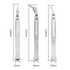 Stainless Steel Tweezers with White Ceramic Tips: Straight & Bent, Heat & Corrosion Resistant.