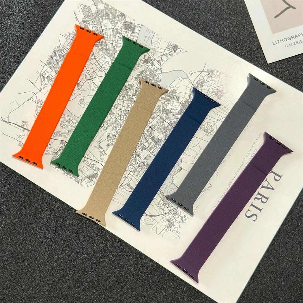 Neues magnetisches Silikonarmband für Apple Watch ultra2 49mm 45mm 42 40mm 46mm 38/41mm Sportarmband Serie 10 9-8-7-6-5-4-3-SE Armband