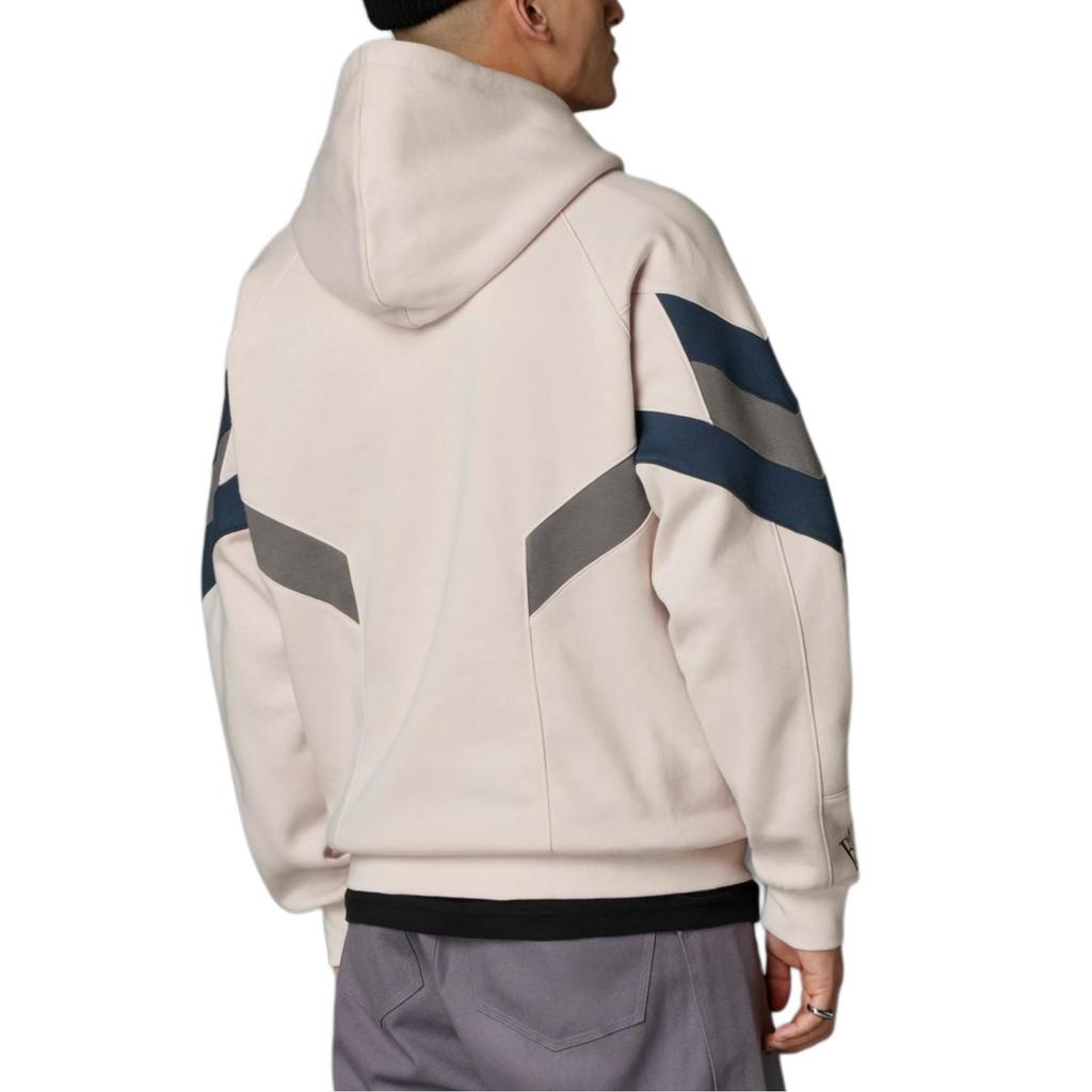 Adidas Originální lifestylová mikina s kapucí s výšivkou loga Unisex Mikiny Krémová IM7466