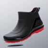 Rain Shoes Men's Short Tube Waterproof Casual Rain Shoes Fashionable Anti Slip Rain Shoes Thick Wear-resistant Rain Boots