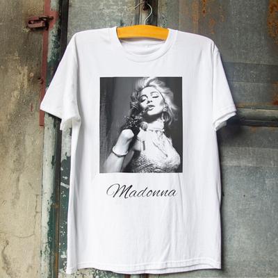 Madonna Vintage T-Shirt Erhältlich in Weiß Unisex Weißes T-Shirt Größe S-5XL