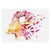 Plastic Hollow Out Drawing Painting Stencils Templates, for Painting On Scrapbook Fabric Tiles Floor Furniture Wood, Lion, 29.7x21cm