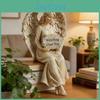 Watching Guardian Shelf Sitter Angel Over You Angel Figurine Handpainted Sitting Angel Resin Statue Sculpture Home Office Decoration