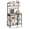 Gray Kitchen Shelf With Charging Function