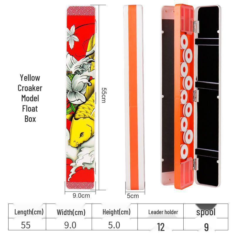 Three-Layer Multi-Functional Fishing Float and Accessories Box Set - Large Capacity Leader Line Organizer