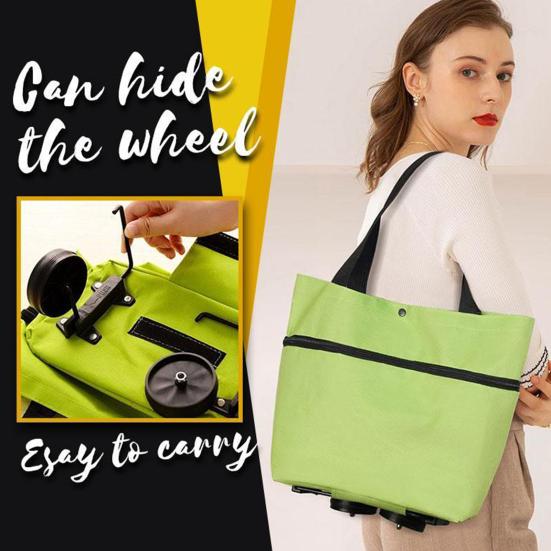 

Многофункциональная портативная модная дизайнерская сумка с тележкой на колесиках 2 в 1