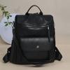 Large Capacity Travel Bag Women's Soft Leather Backpack Retro Commuter Backpack