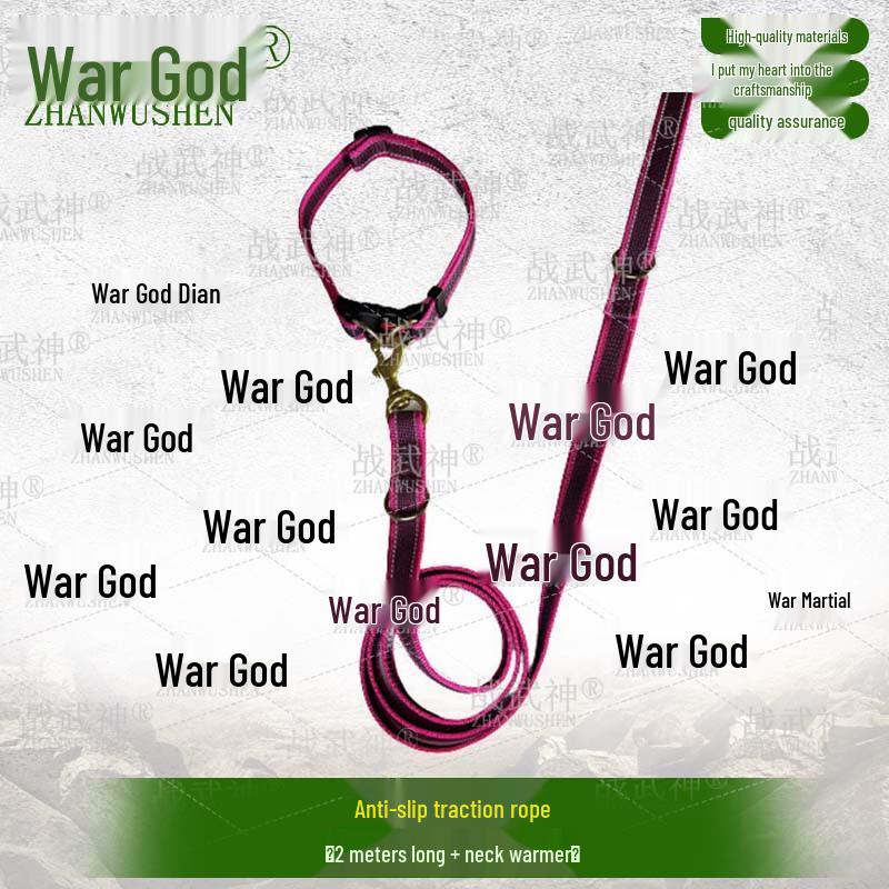 Zhan Wushen Large Dog Anti-Pull Training Harness & Leash Set