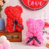 PE foam Bear Rose Teddy Bear Artificial Rose Bear Home Decoration Anniversary Mother's Day Valentine's Gift Wedding Decor