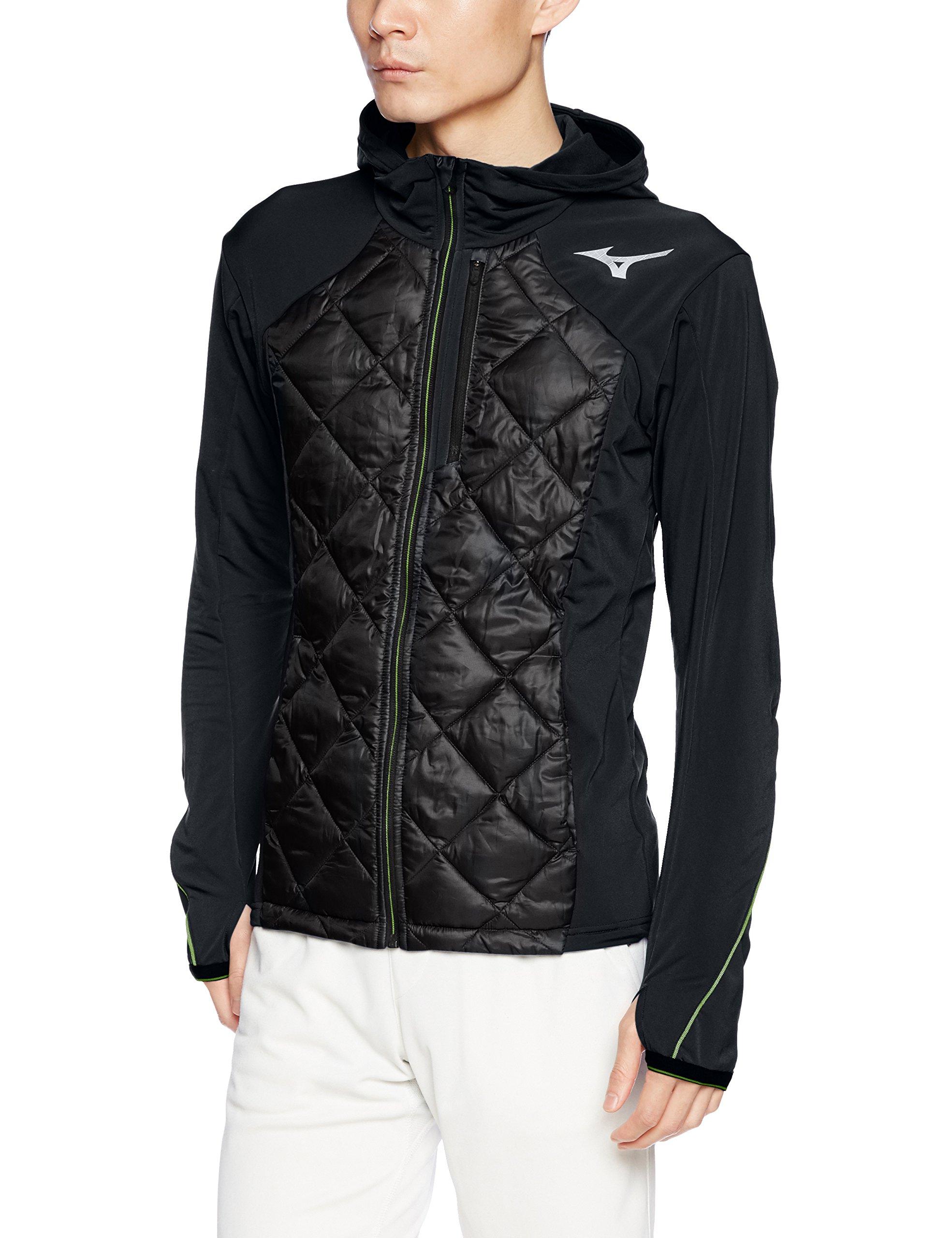 

Mizuno Techfill Stretch Fleece Training Size 32ME7660 Size L Jacket, Unisex, 09, Black, чорний