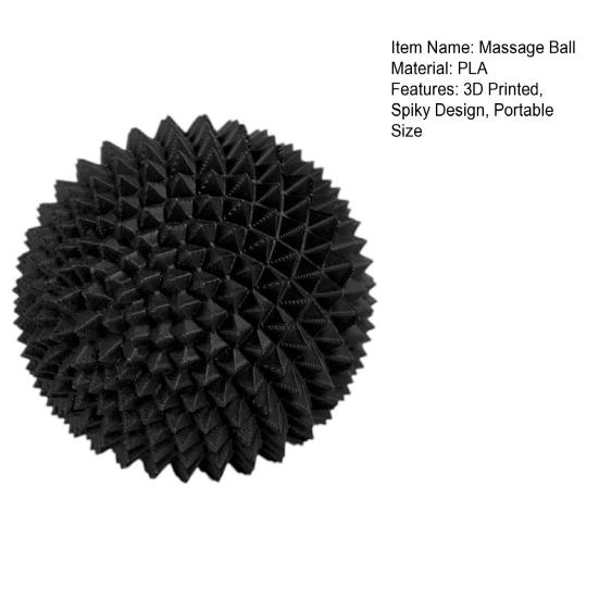 3D Printed Spiky Massage Balls Portable Mini Porcupine Balls Stress Relief Small Hand Massager Ball Sensory Fidget Toy Party Favors