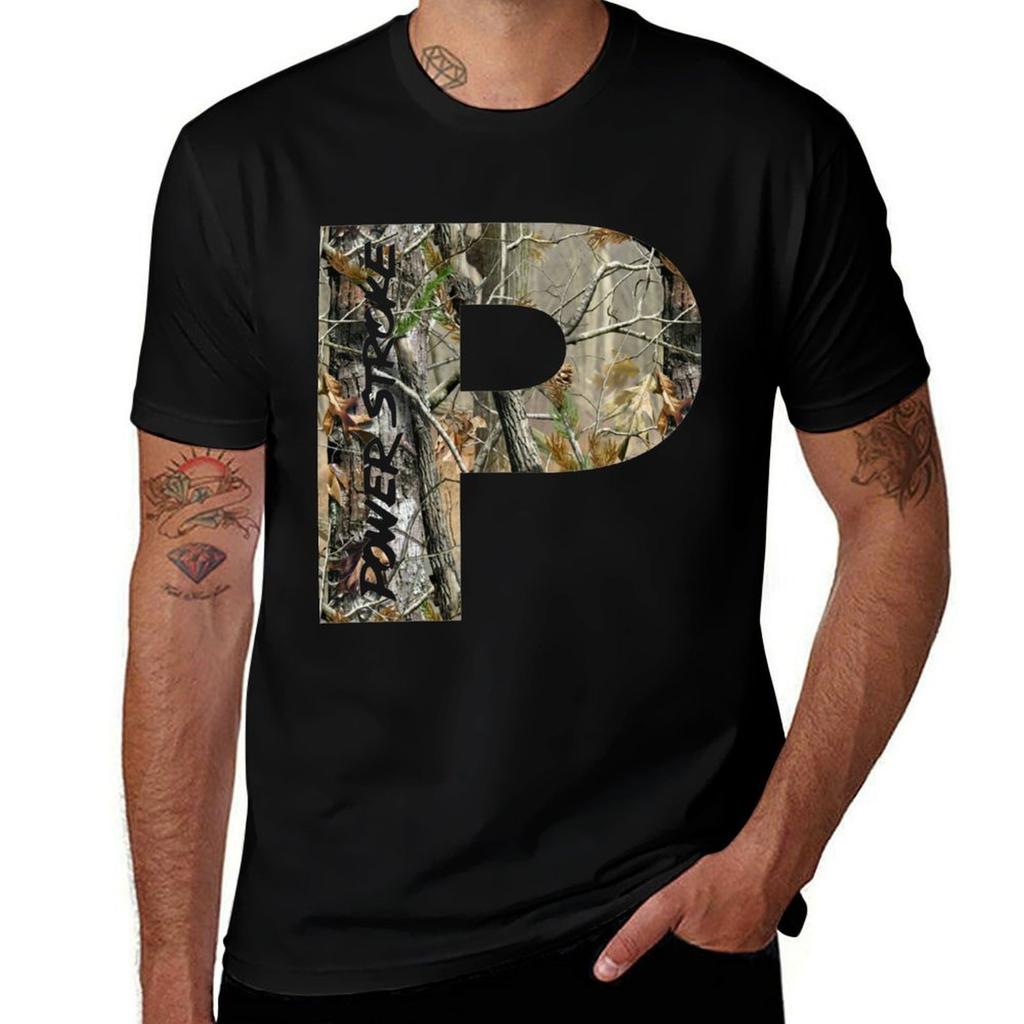 Powerstroke Camo Tshirt Plus Size Street Style Tee