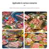 Korean Style 316 Stainless Steel Round Serving Plate