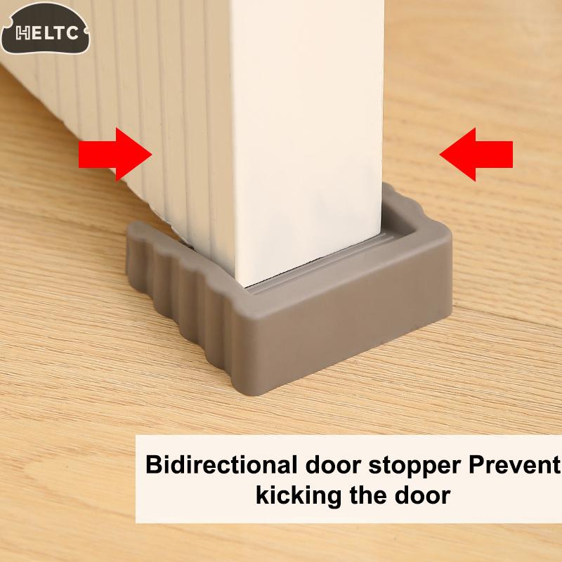 1/2/3Pcs TPR Rubber Wedge Door Guards Safety Protection Seams Anti Pinch Hand Door Guards Baby Safety Protectors Home Office