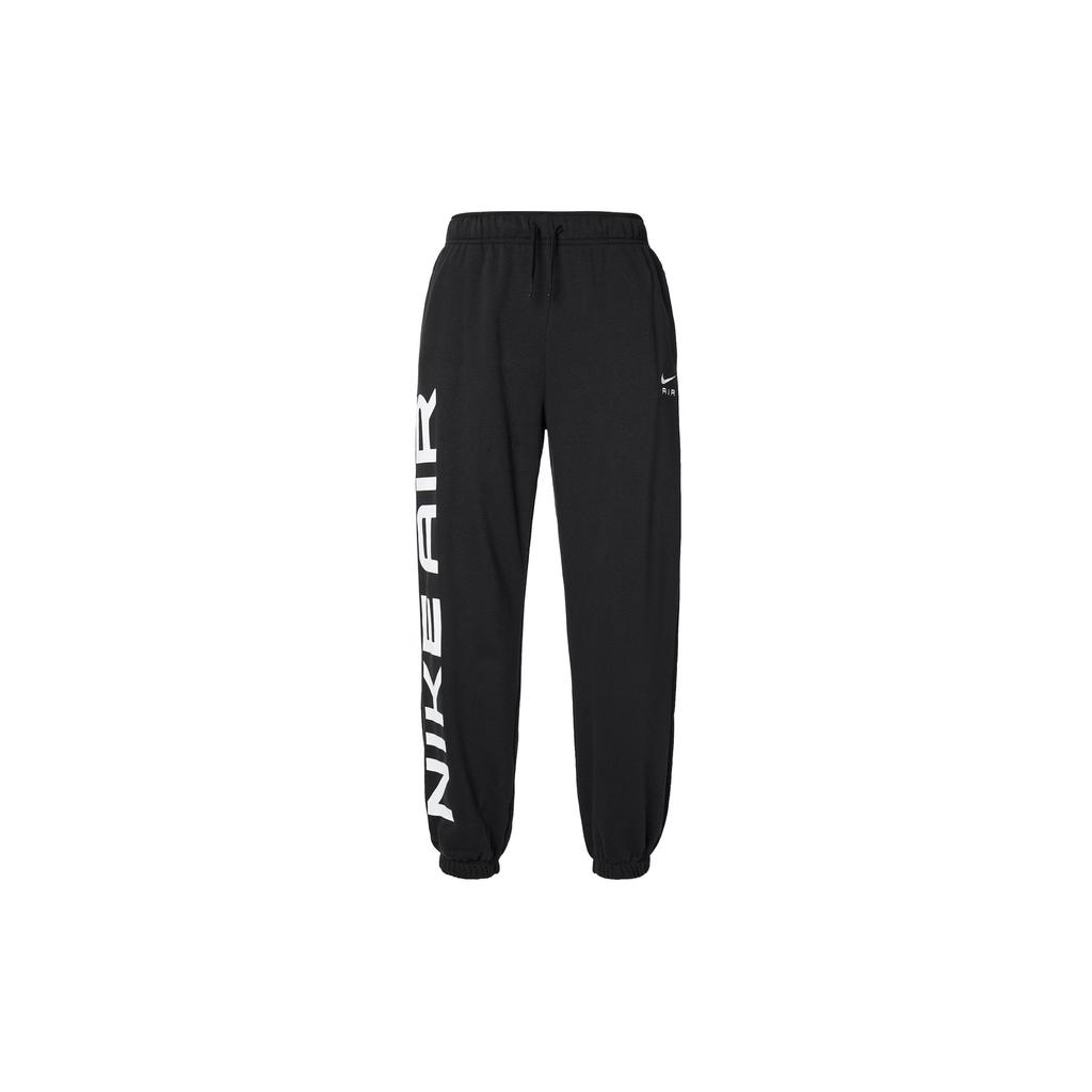 Nike Mid Rise Letter Elastic Knit Sports Pants Women Bottoms FB8052-010