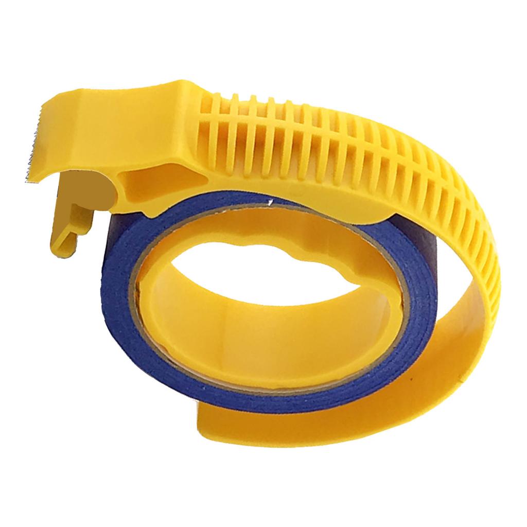 Masking Tape and Dispenser Set 25mm Width Soft Impermeable Strong Adhesive Painter Tape with