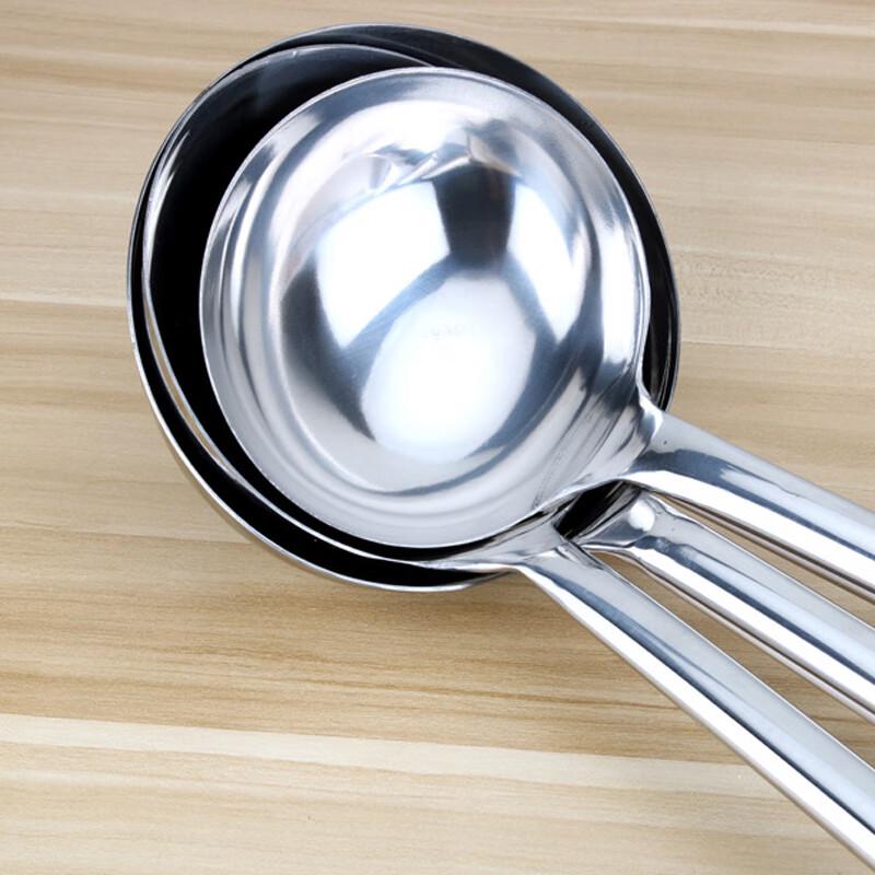 Hand-Forged Stainless Steel Wok Spatula & Ladle with Wooden Handle