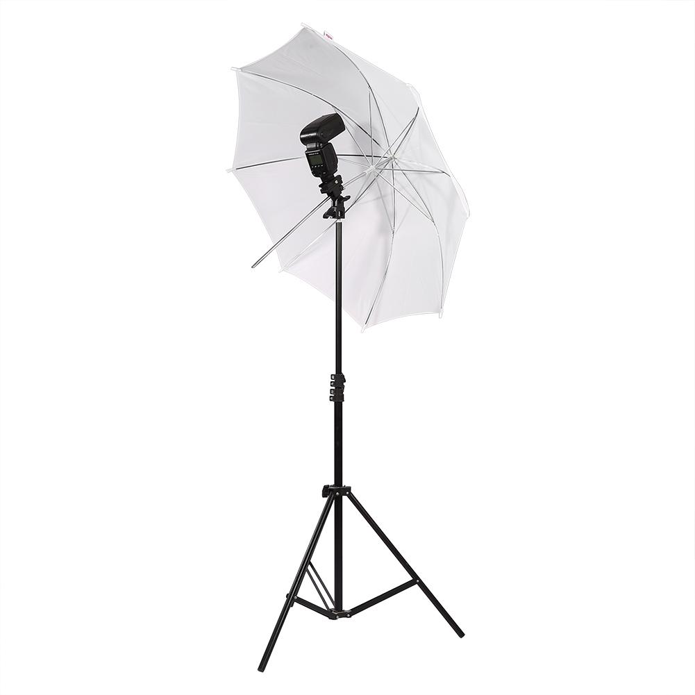 Black Hot Shoe Flash Umbrella Holder Light Stand Bracket For Photo Video Photography