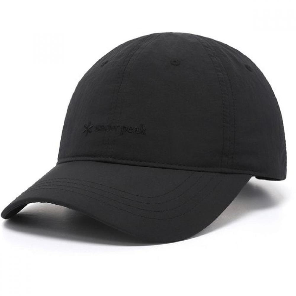Snow Peak Eco Taslan Ball Cap Black Medium Gs S26zufbc70