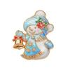 Christmas Series Brooch Snowman Christmas Tree Cat Garland Brooch Holiday Clothing Coat Accessories Women