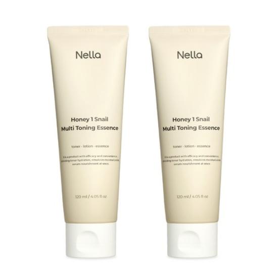 Nella Honey One Snail Multi Toning Essence 120ml x 2 – All-in-One Skincare