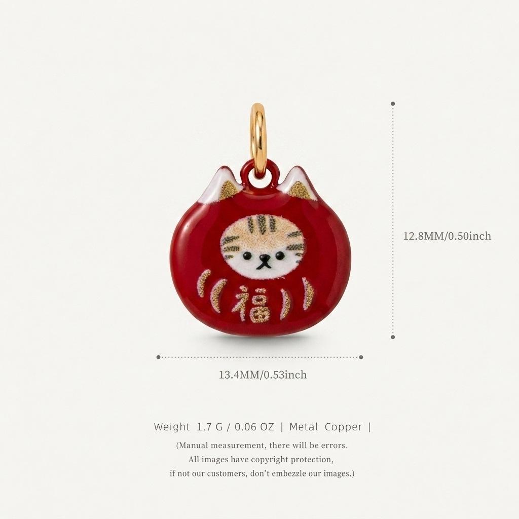 2025 Autumn Totoro Bow Knot Fireman Pendant Necklace