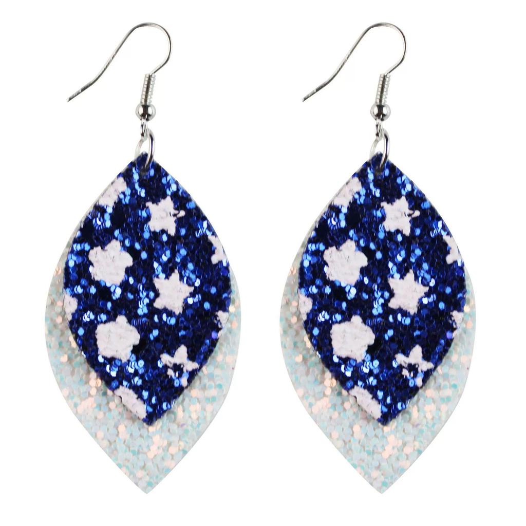 Stylish PU Leather Earrings: Creative Designs & Shapes