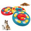 Durable Pet Slow Food Bowl Interactive Pet Puzzle Toy Multi-use Dog Turntable  Pet Food Dispenser