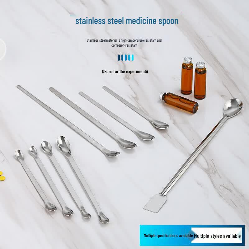 Stainless Steel Long Handle Medicine Spoon