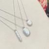 Natural Freshwater Baroque Pearl Necklace Fashion Simple High Sense Female S911 Sterling Silver Princess Pendant Collarbone Chain