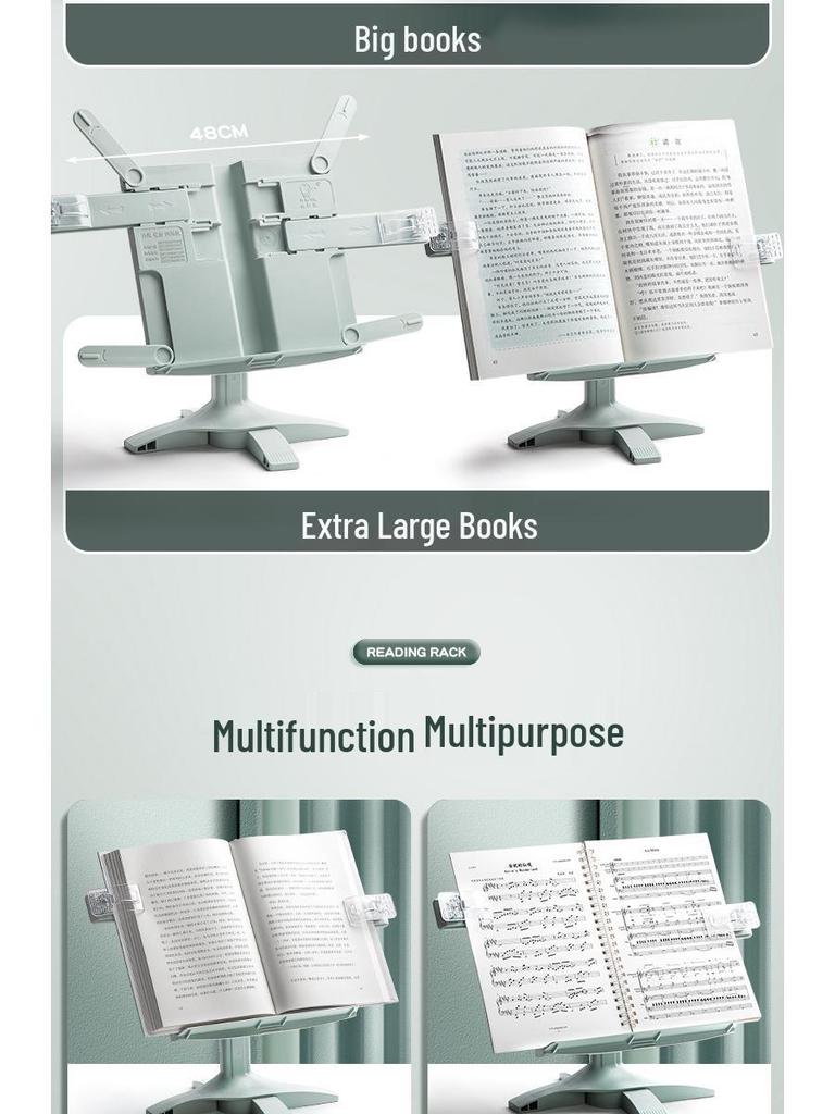 Children's Multifunctional Book Stand for Posture Correction