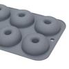 Silikon-Donut-Form für 6 Donuts Antihaft-Bagel-Backform Hitzebeständig 6-Kammer-Donut-Formen für Kuchen, Kekse, Bagels, Muffins