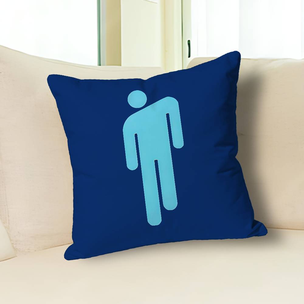 H-Hit Me Hard and Soft Various Sizes Square Pillow Case For Car Home Bedchamber Decor Custom Valentine Gift