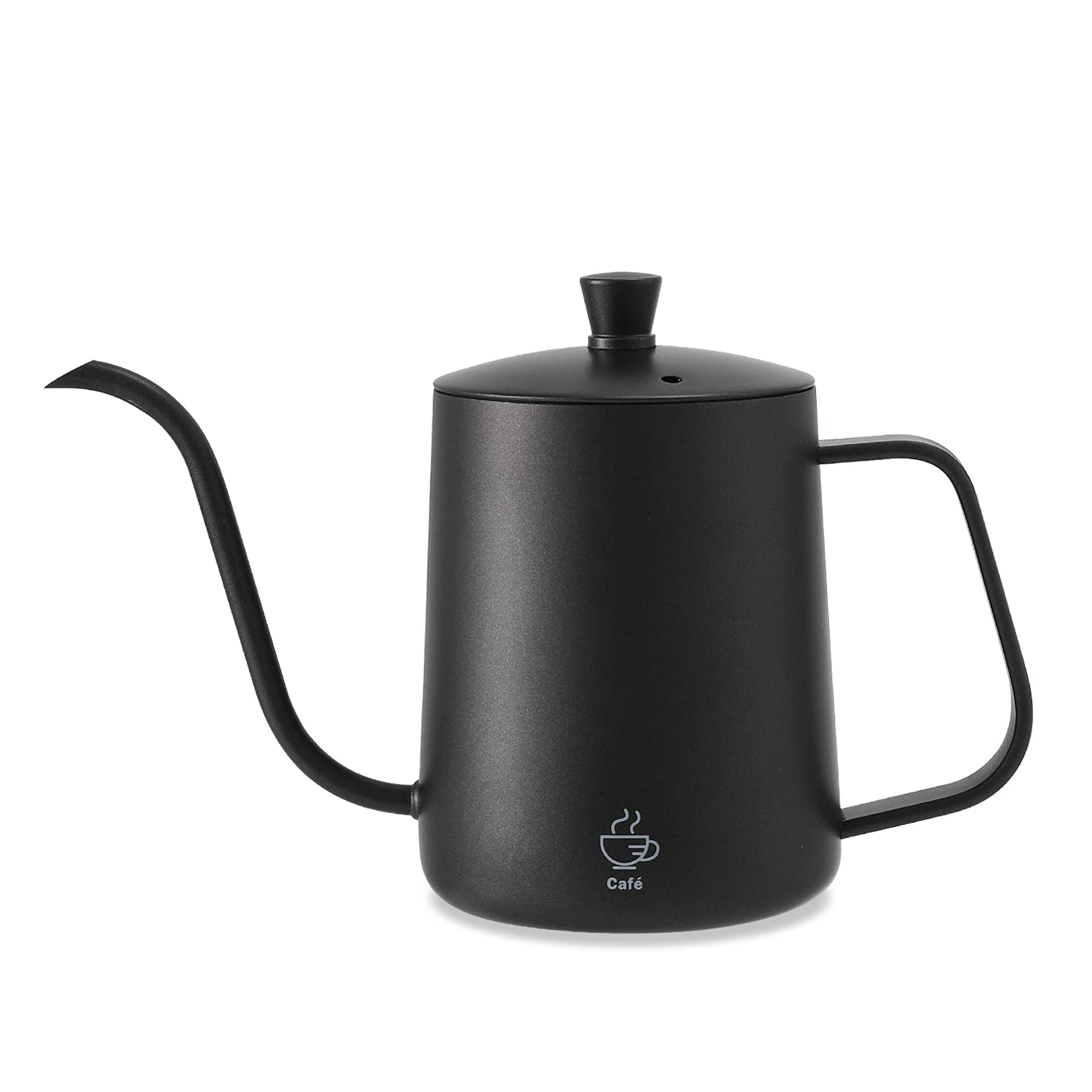 

VKCHEF Coffee Coffee Drip Drip Narrow Mini Stainless Camping Espresso Coffee Kettle Pot, Pot, Kettle, Spout, 600ml, Steel, Kettle, Black, Pot, Tea, чёрный