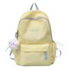 Nylon Girls Backpack With Letter Print Design And Splicing Elements For Casual Travel And School Use