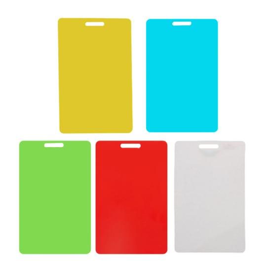 

5PCS Badge Notepad, Reusable Erasable Plastic Note Pad, Easy to Write Portable Cards for Lanyards And ID Holders Office Medical