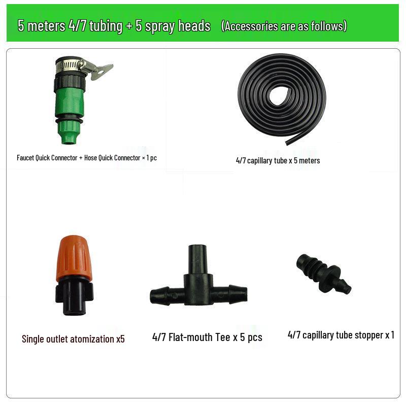 Automatic Micro-irrigation Mist Sprinkler for Lazy Gardeners