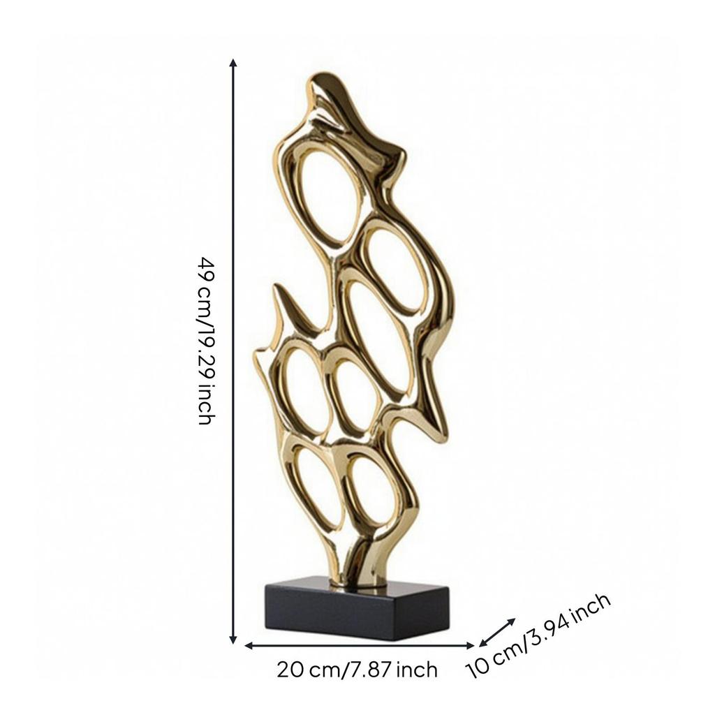 Tabletop Ornament Decorative Geometric Sculpture Creative for Office