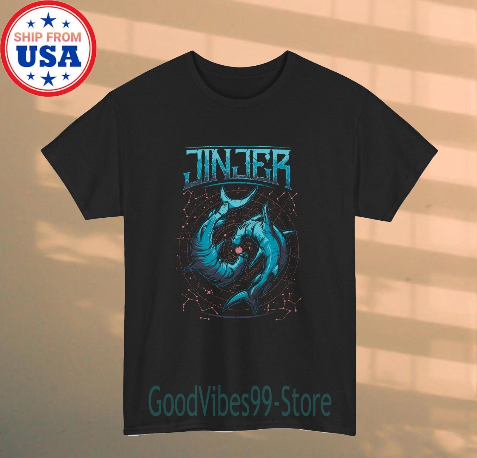 Jinjer Shark Men s Black Size S-5XL 3XL