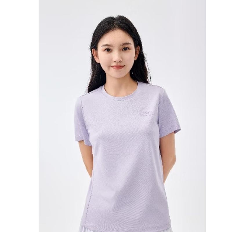 ANTA Women s Casual Solid Crew Neck T-Shirt 3XL