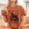 Spooky Vibes Witch Academy T-shirt, Halloween Shirt, Witchy Tee, Unisex Top, Halloween Costume, Halloween Party Outfit