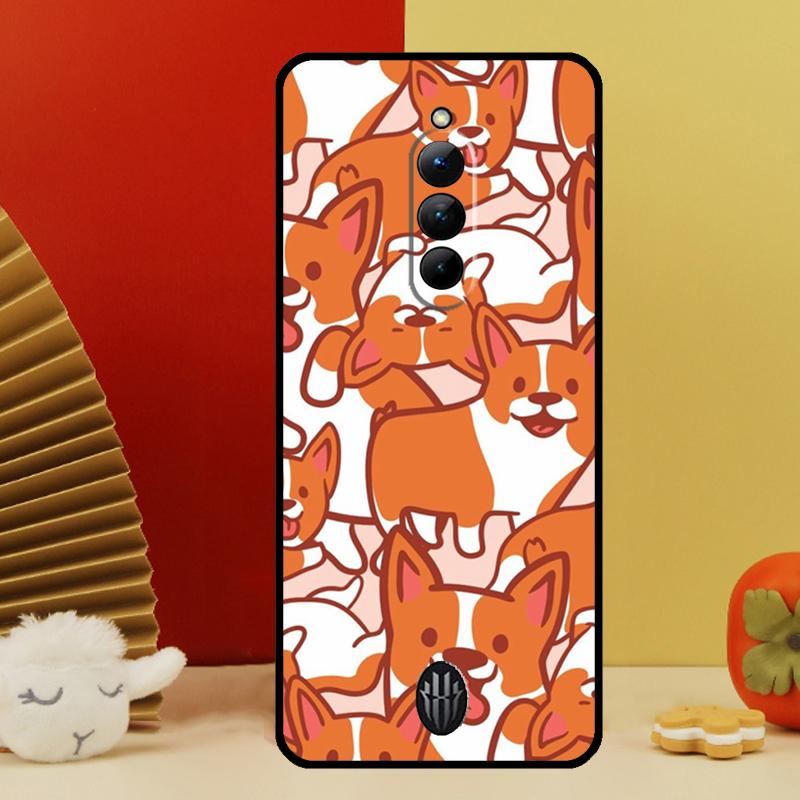 

Мультяшный чехол Корги для Nubia Red Magic 10 8 9 Pro Plus 6 7 6S 7S Pro 5G 6R RedMagic 9S 8S Pro Plus Red Magic 7