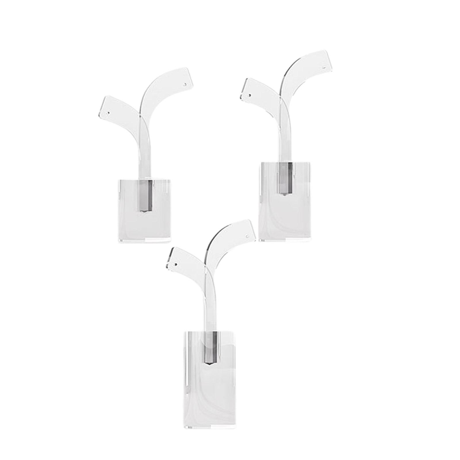 

Набор из 3 акриловых подставок для серег, портативный органайзер для ювелирных изделий, стойка для серег, акриловая текстура для серег 2