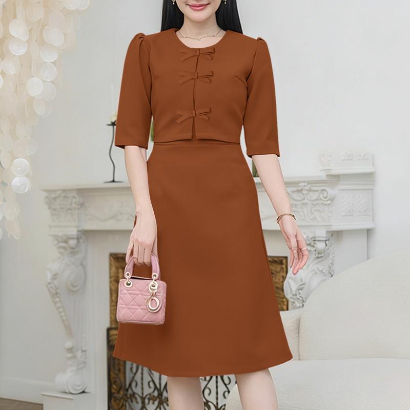 ZANZEA Women Casual Round Neck Summer Short Sleeve Dress