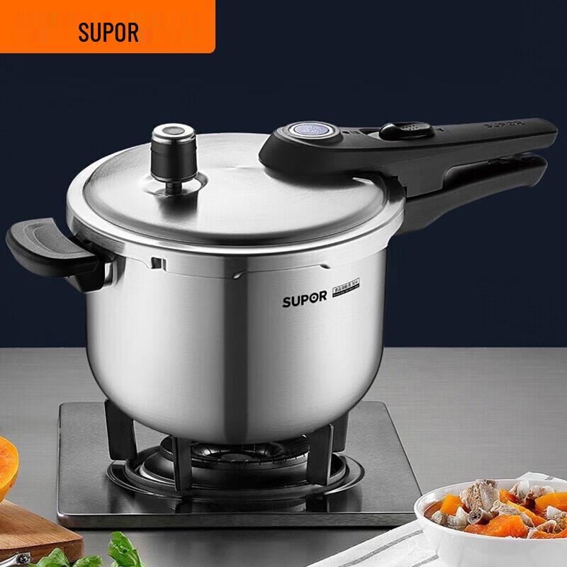 

SUPOR 304 Stainless Steel Pressure Cooker 24cm