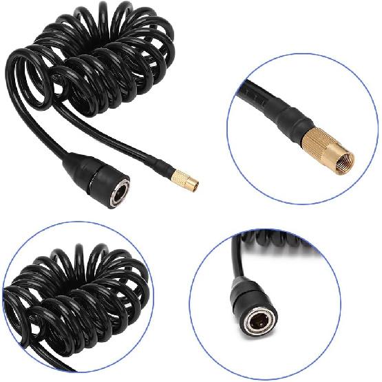 Aufblasbares Schlauchverlängerungsstück, Autopumpenschlauch 9,84 Fuß PS20 Buchse Reifenpumpen-Anschlussadapter-Schläuche Ersatzkompressor Präzision Biegsam Kompatibel