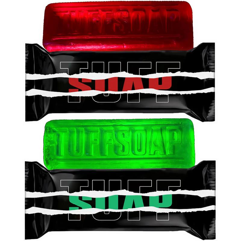 Tough Soap Perfume Shower Bar All-in-One Soap UFC Champion Pereira Men's Soap Red Green 310g