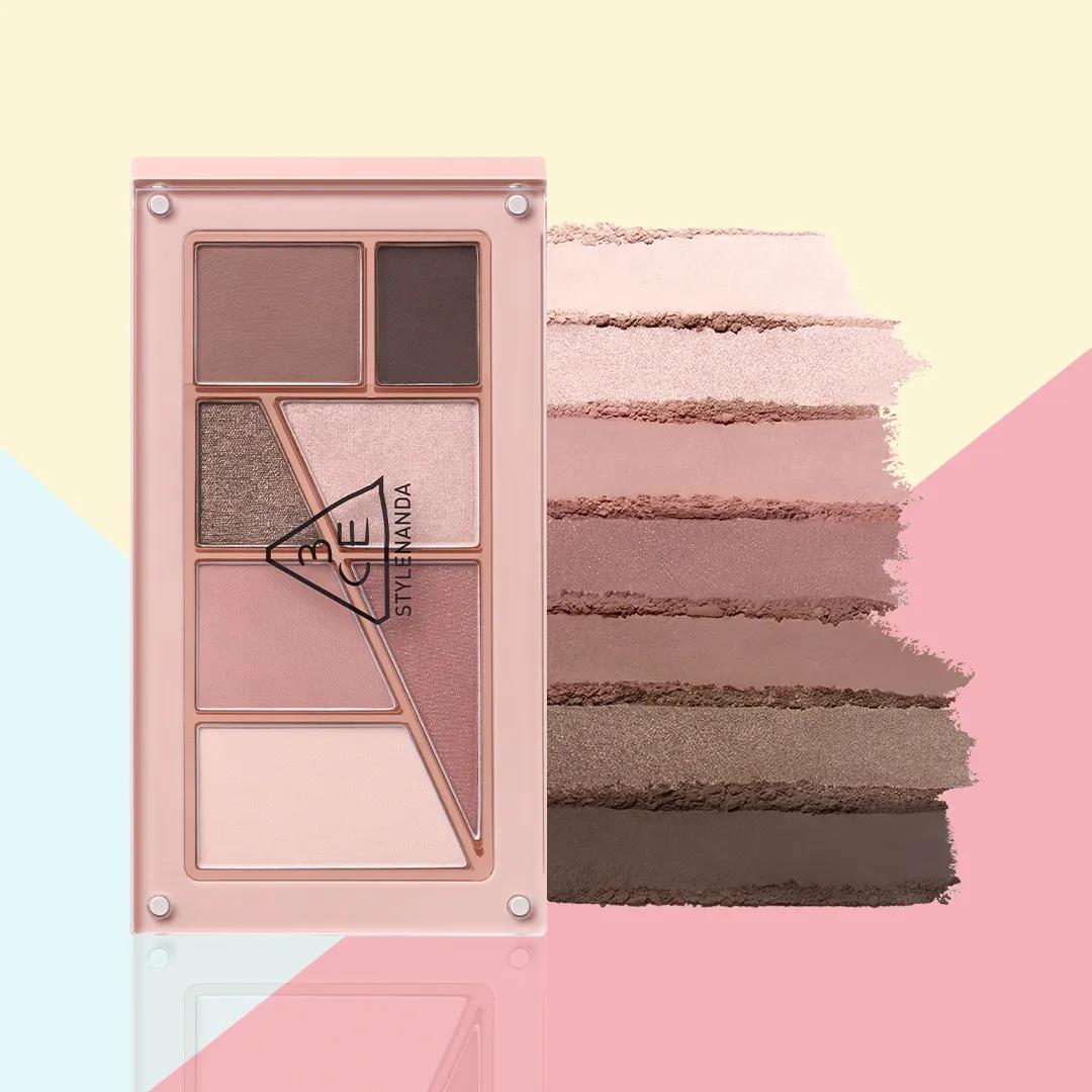 3CE Layer It All Eye Palette (5 Options) Nutty Brown
