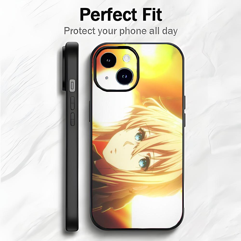 Hot Game V-Violet Evergarden Phone Case Phone Case Soft Packaging Lightweight For iPhone17 16 15 14 13ProMax
