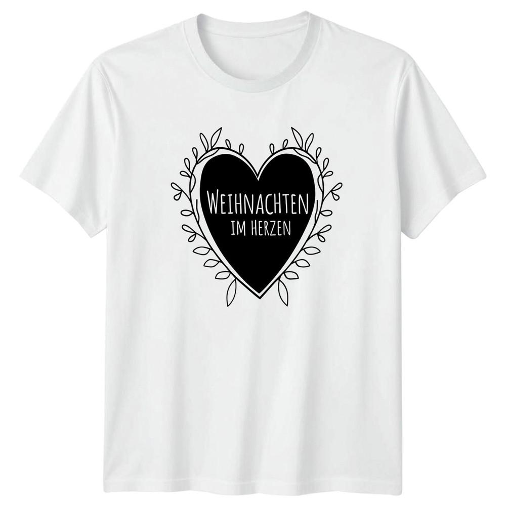 Weihnachten Im Herzen TShirt GerUnisex Language Christmas Gift For Him And Her S
